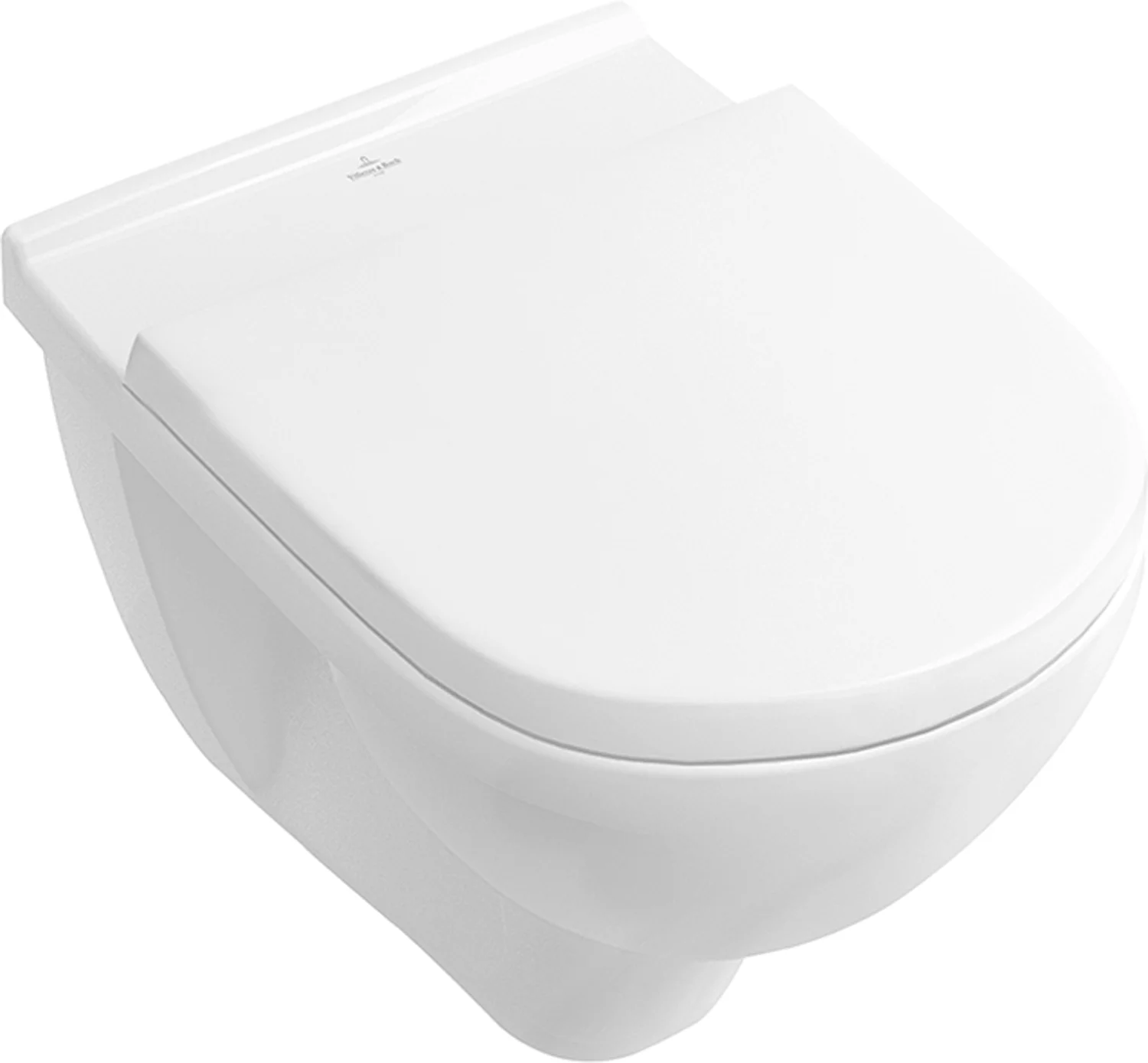 Villeroy & Boch O.novo Tiefspül-WC spülrandlos 360x560mm Oval wandhängend Weiß Alpin