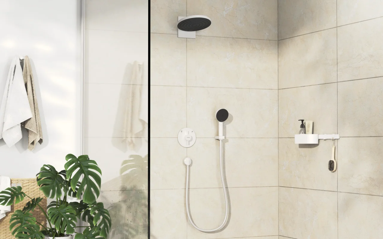Hansgrohe DuoTurn S Mischer Unterputz, 2 Verbraucher, mattweiß