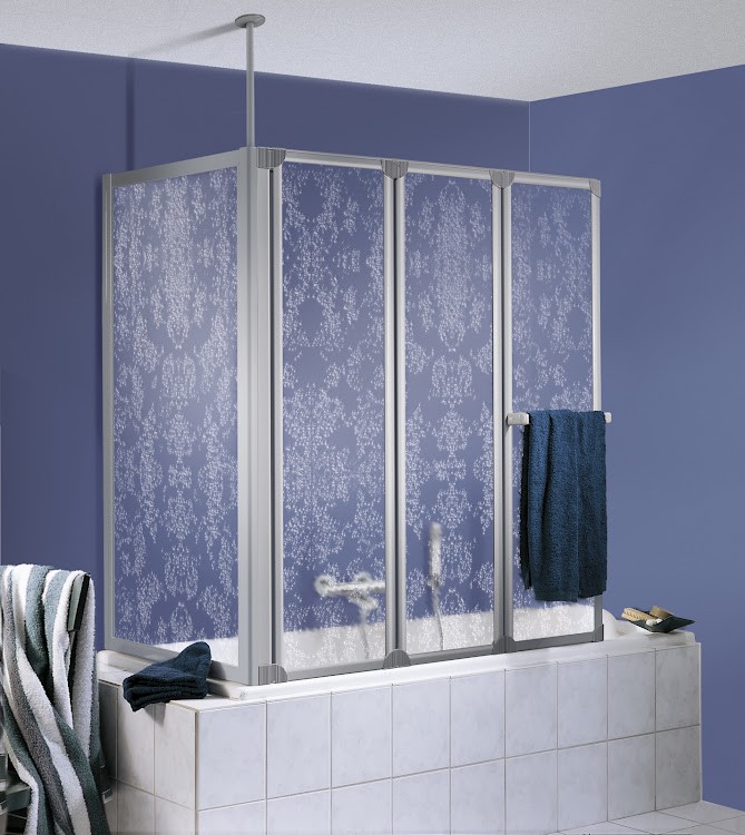 HSK gerahmte Badewannenaufsatz ohne Seitenwand „Prima“ 41 / 40 / 40 cm Profile Manhattan HSK gerahmte Badewannenaufsatz ohne Seitenwand „Prima“ 41 / 40 / 40 cm Profile Manhattan