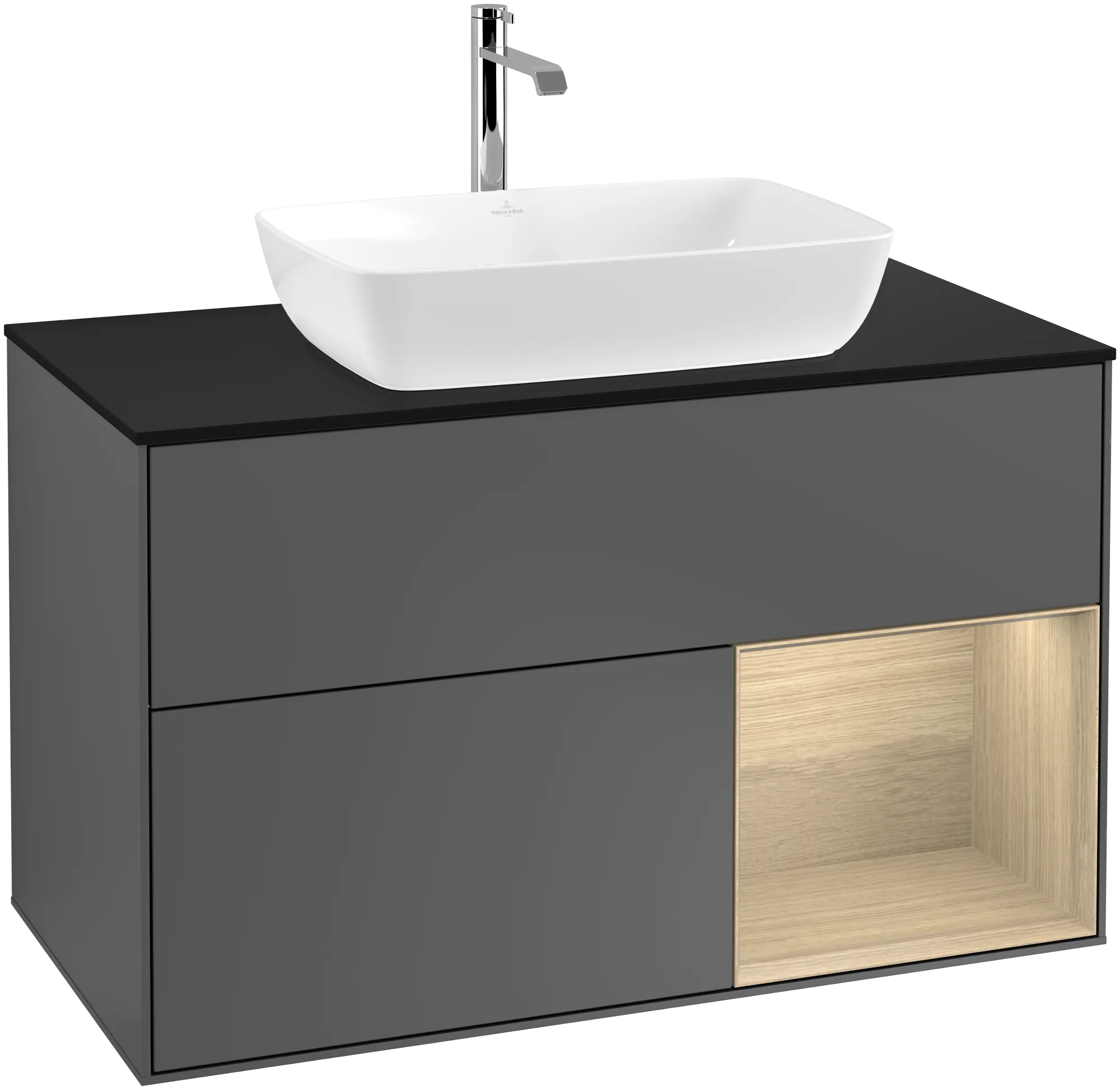 Villeroy & Boch Finion Waschbeckenunterschrank G78 1000x603x501mm Anthracite Matt/Lacquer