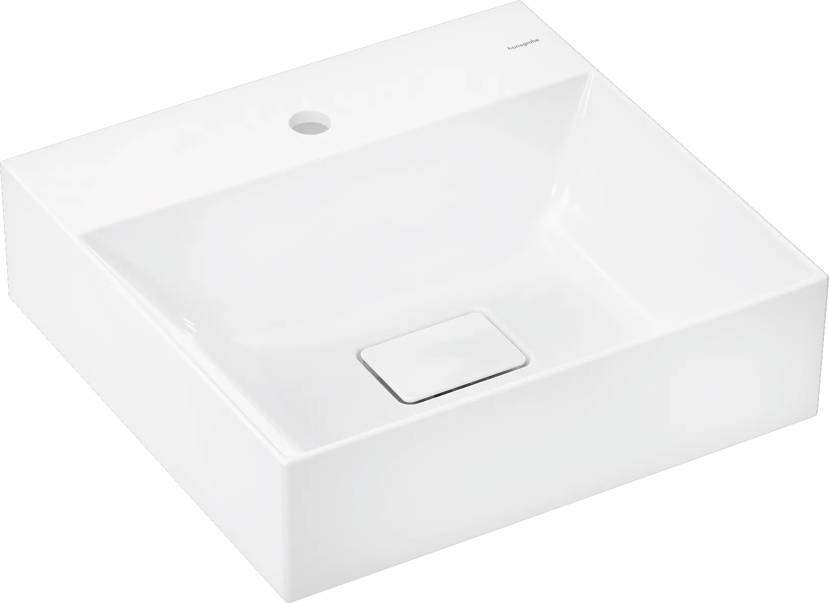 Xevolos E Handwaschbecken 500/480 mit Hahnloch ohne Überlauf, SmartClean Weiß Xevolos E Handwaschbecken 500/480 mit Hahnloch ohne Überlauf, SmartClean Weiß