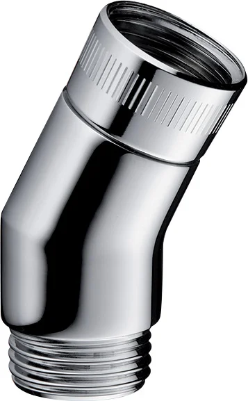 Hansgrohe Brausebogen 25Grad, Chrom, G 1/2, SELECTA Handbrause Adapter Hansgrohe Brausebogen 25Grad, Chrom, G 1/2, SELECTA Handbrause Adapter