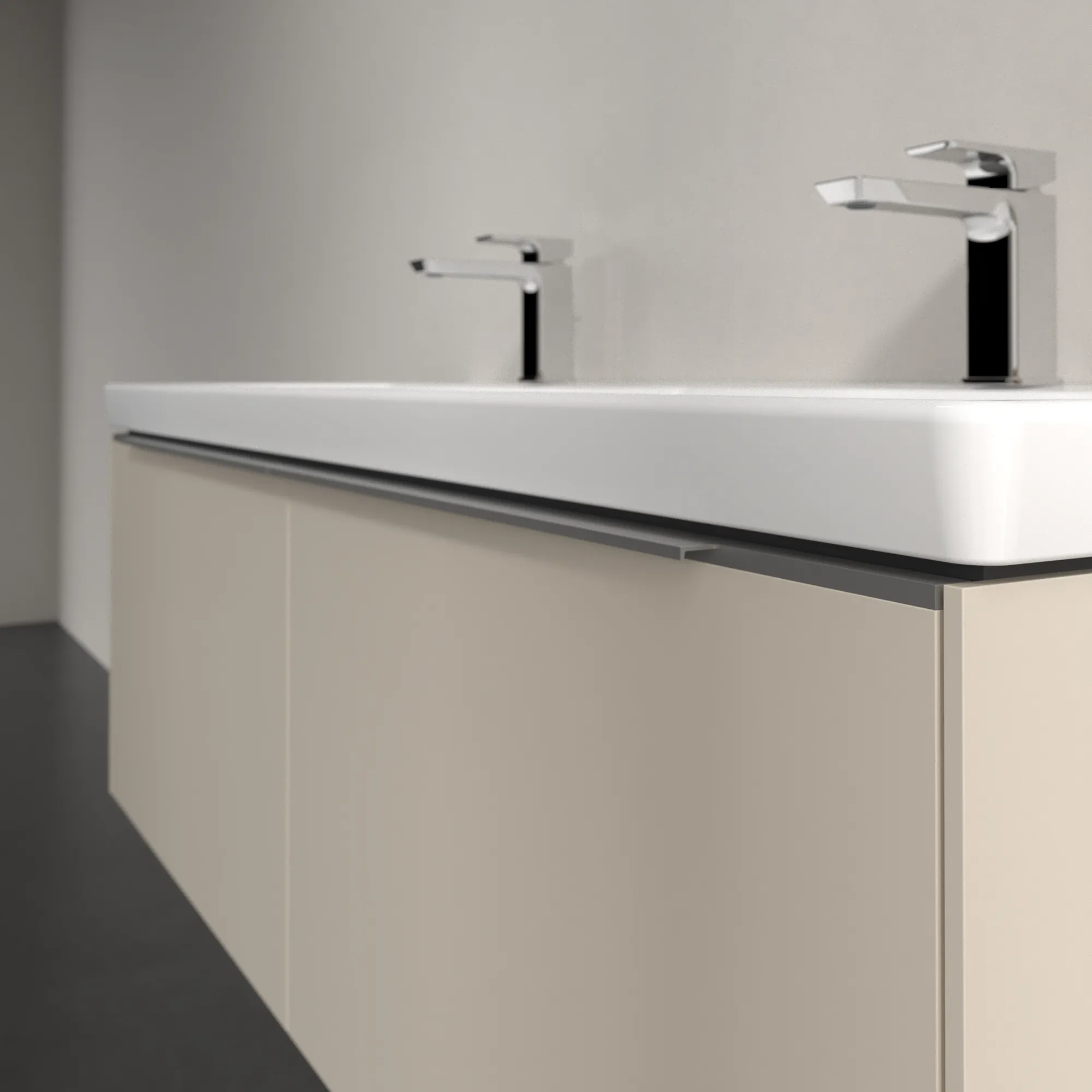 Villeroy & Boch Subway 3.0 Waschbeckenunterschrank C56700, 1272 x 429 x 478 mm, Cashmere Grey