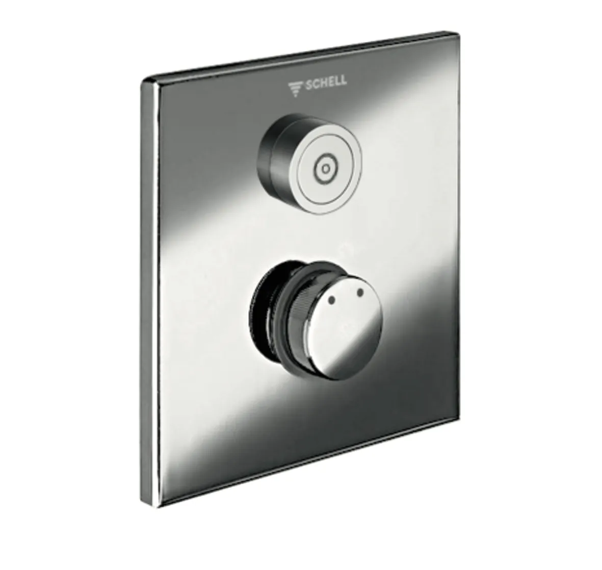 Unterputz-Dusche LINUS D-C-M, Mischwasser, Frontplatte, IP65 (CVD-Touch-Elektronik), Frontplatte chrom