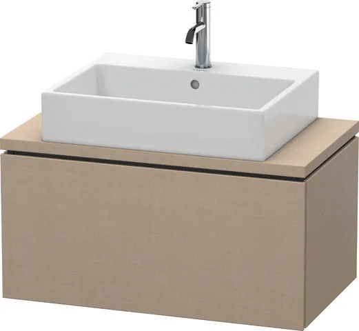 Duravit Waschtischunterschrank wandhängend „L-Cube“ 82 × 40 × 47,7 cm Leinen Duravit Waschtischunterschrank wandhängend „L-Cube“ 82 × 40 × 47,7 cm Leinen