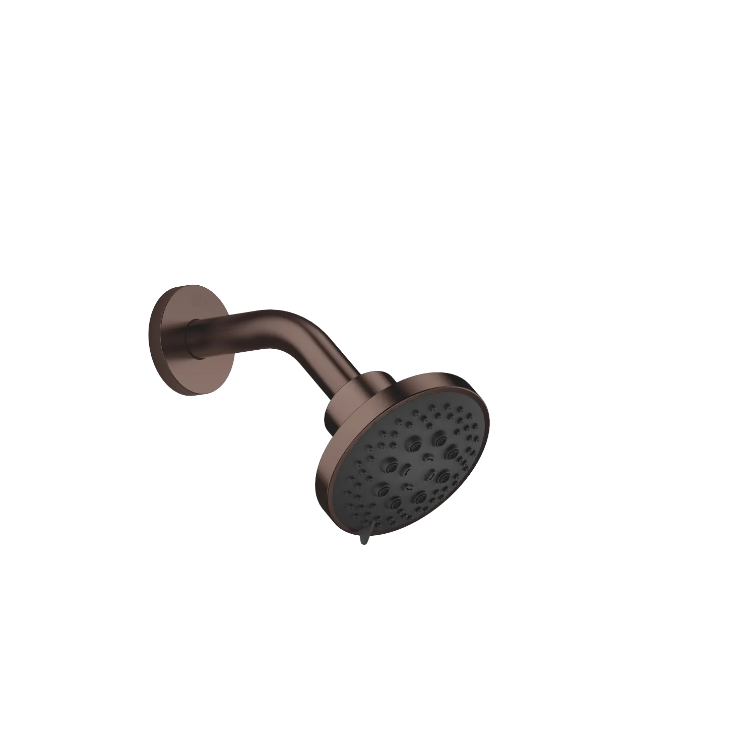 Dornbracht Kopfbrause SERIENSPEZIFISCH Dark Bronze gebürstet PVD, Ausladung 155 mm, Brausekopf Ø 100 mm, dreifach/fünffach verstellbar mit Antikalk-