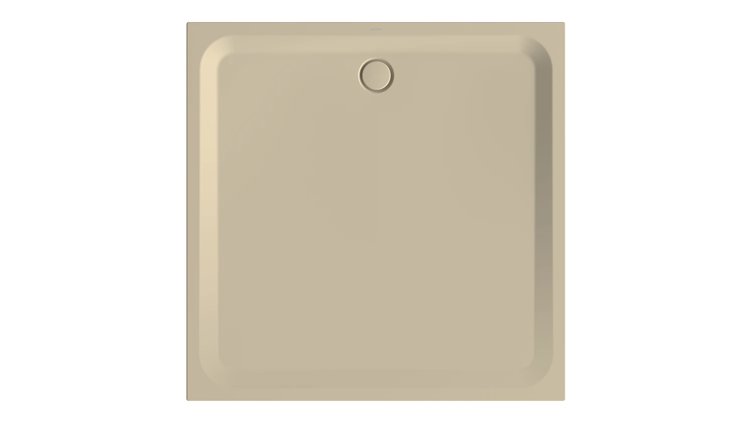 Bette quadrat Duschwanne „BetteUltra“ 1500 × 1500 mm ohne Oberflächenbeschichtung, mit BetteGlasur Plus, ohne Wannenträger, in Sand