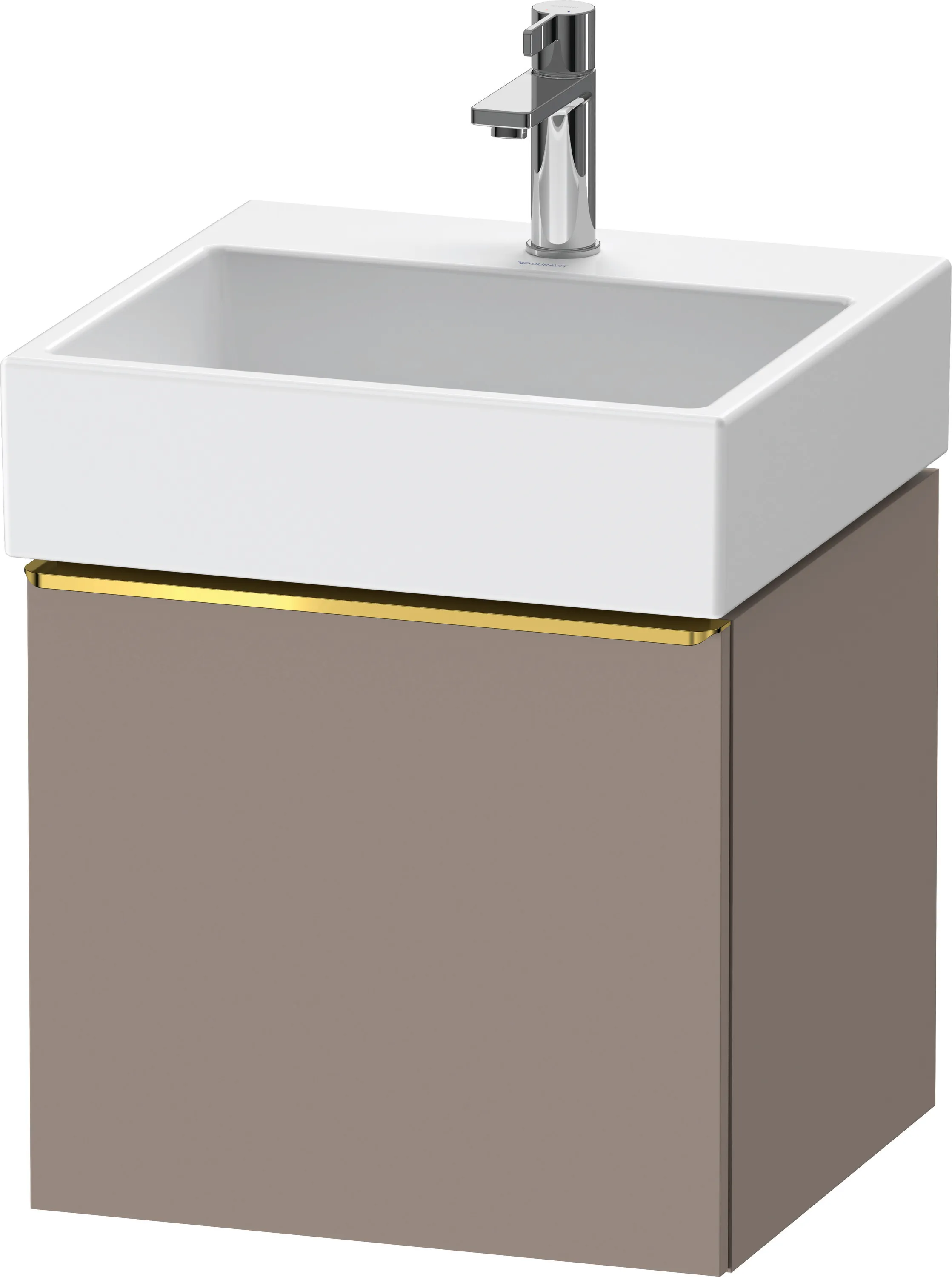 Duravit Waschtischunterschrank wandhängend „D-Neo“ 48,4 × 44 × 44,2 cm Basalt Matt