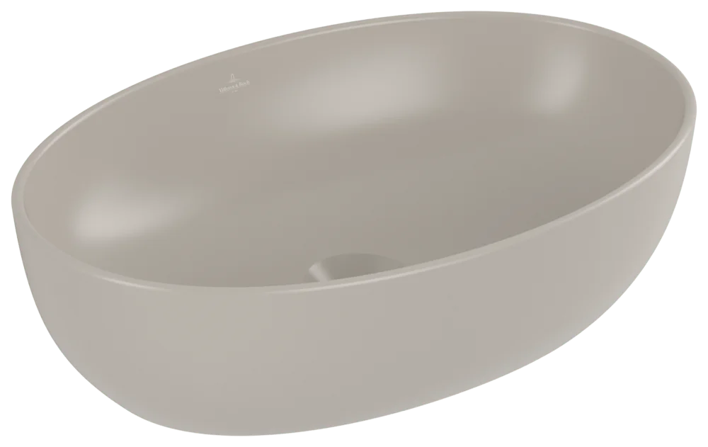 Villeroy & Boch Aufsatzwaschbecken Artis Almond CeramicPlus 480x325x135mm
