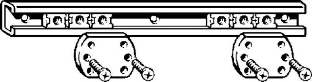 „Profipress“ Montageschiene für Wandscheibe „Profipress“ Montageschiene für Wandscheibe
