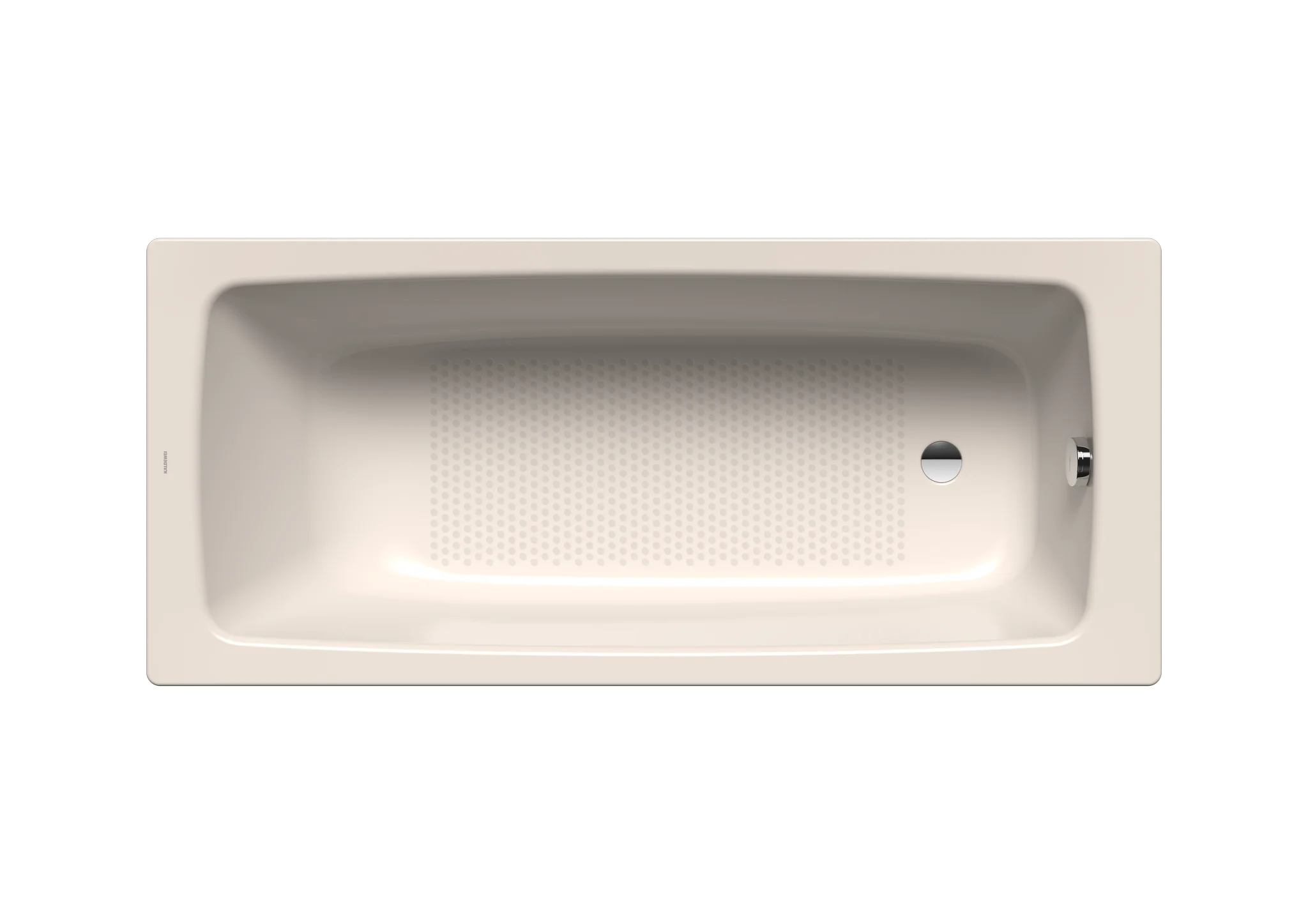 Kaldewei CAYONO Badewanne, 1700x700 mm, Perl-Effekt, Vollantislip, Alpinweiß