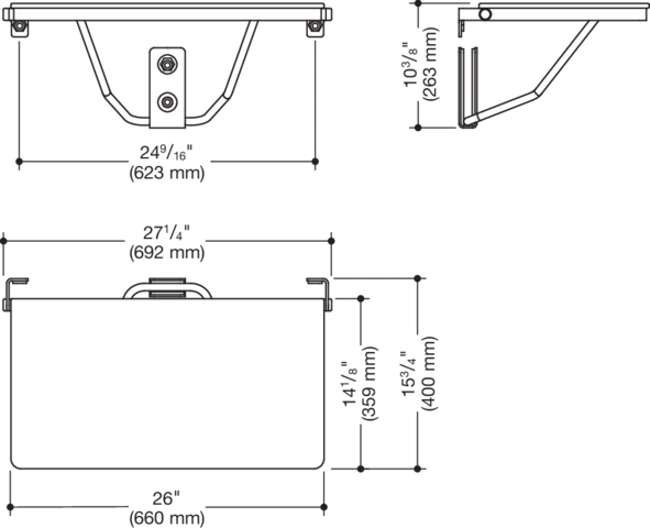 Duschklappsitz „System 900“