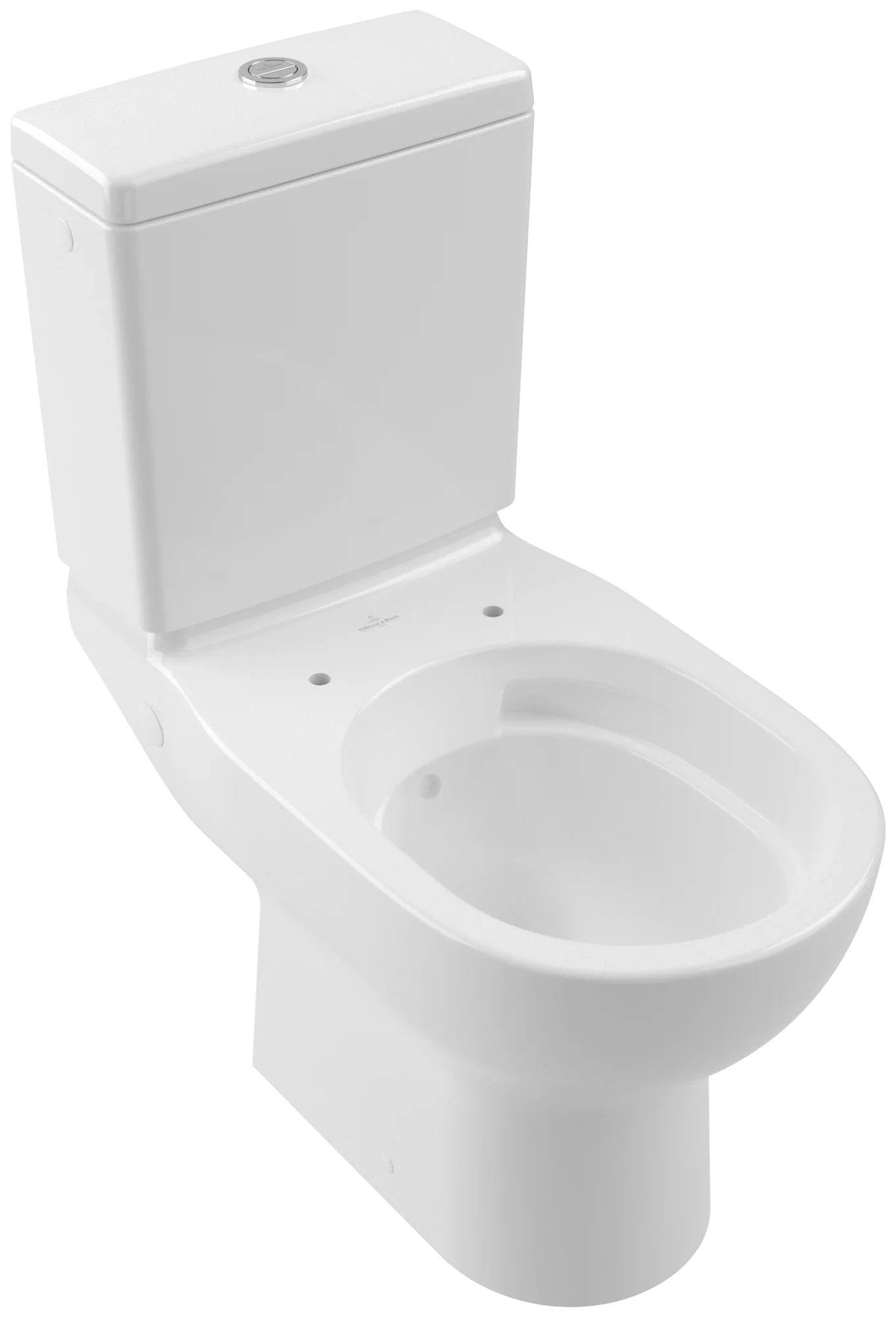 Villeroy & Boch O.novo Tiefspül-WC spülrandlos, rund, weiß Alpin, 360 x 650 mm, Höhe 425 mm, bodenstehend Villeroy & Boch O.novo Tiefspül-WC spülrandlos, rund, weiß Alpin, 360 x 650 mm, Höhe 425 mm, bodenstehend