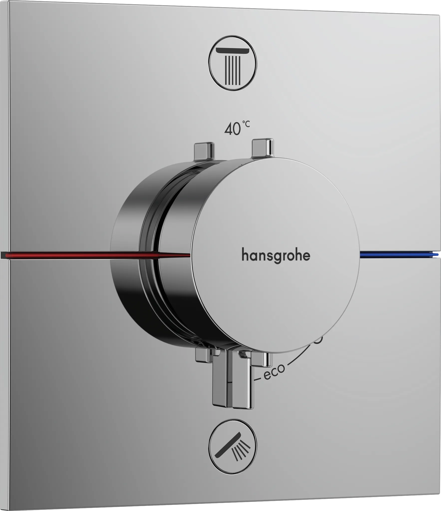Hansgrohe ShowerSelect Comfort E Thermostat Unterputz für 2 Verbraucher Chrom Hansgrohe ShowerSelect Comfort E Thermostat Unterputz für 2 Verbraucher Chrom