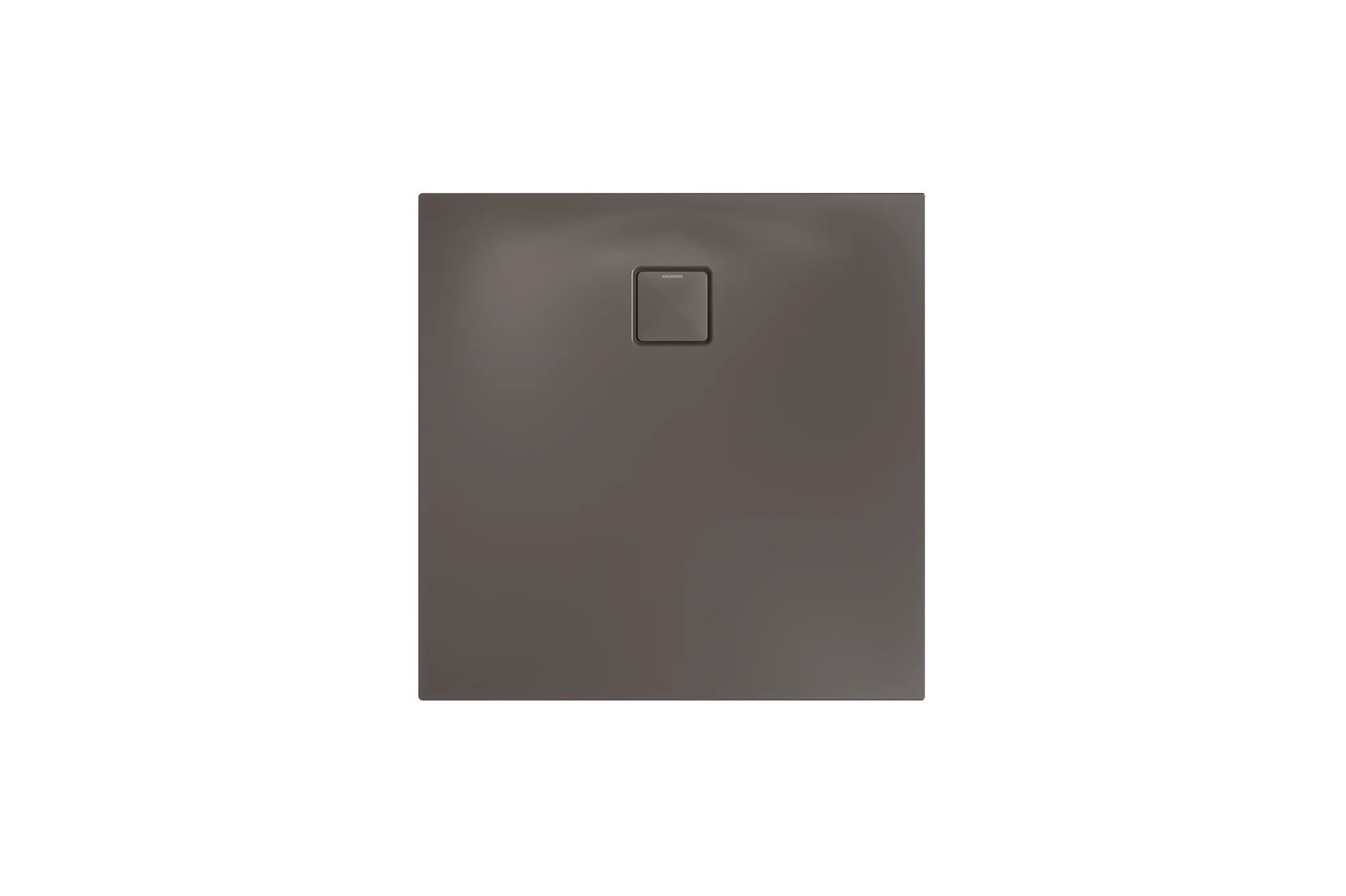 Kaldewei ALUVIA Duschfläche, 1000x1000 mm, warm grey 80, Invisible Grip, SolidLite