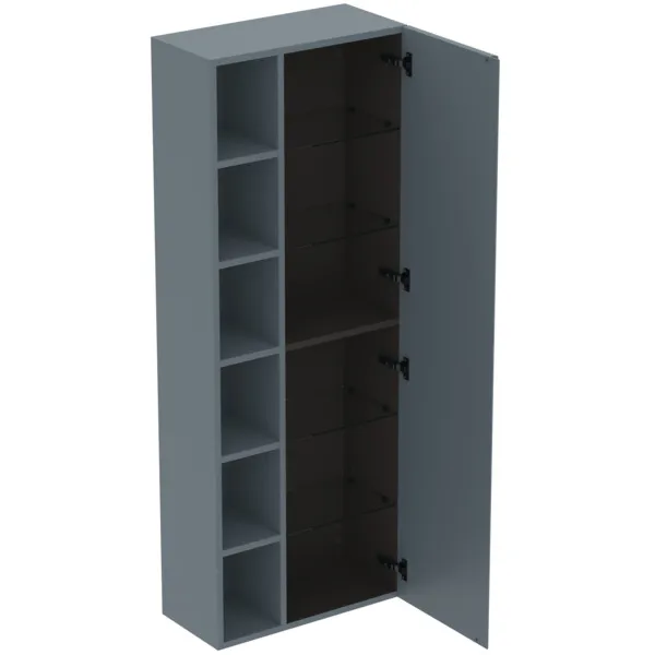Ideal Standard Hochschrank Finesse 600x300x1600mm Aschblau matt