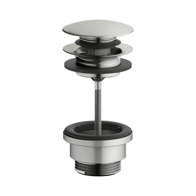 KEUCO Ablaufgarnitur Push-Open Edelstahl-finish KEUCO Ablaufgarnitur Push-Open Edelstahl-finish