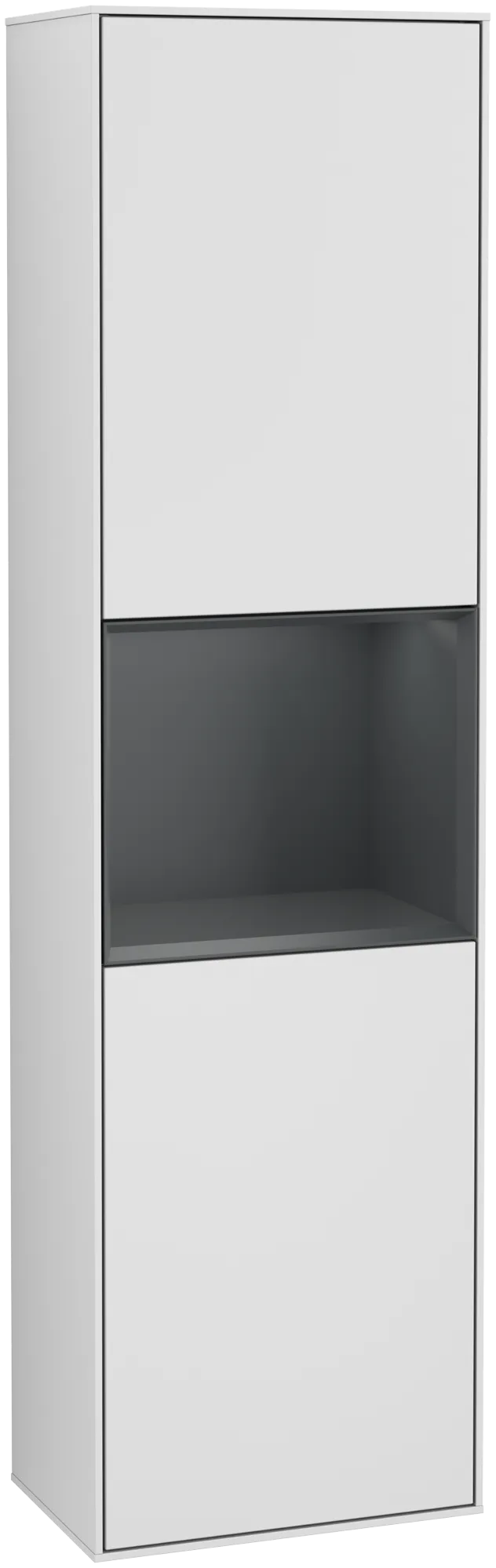 Villeroy & Boch Finion Hochschrank G46, 418x1516x270mm, Beleuchtung, Weiß/Blau Villeroy & Boch Finion Hochschrank G46, 418x1516x270mm, Beleuchtung, Weiß/Blau