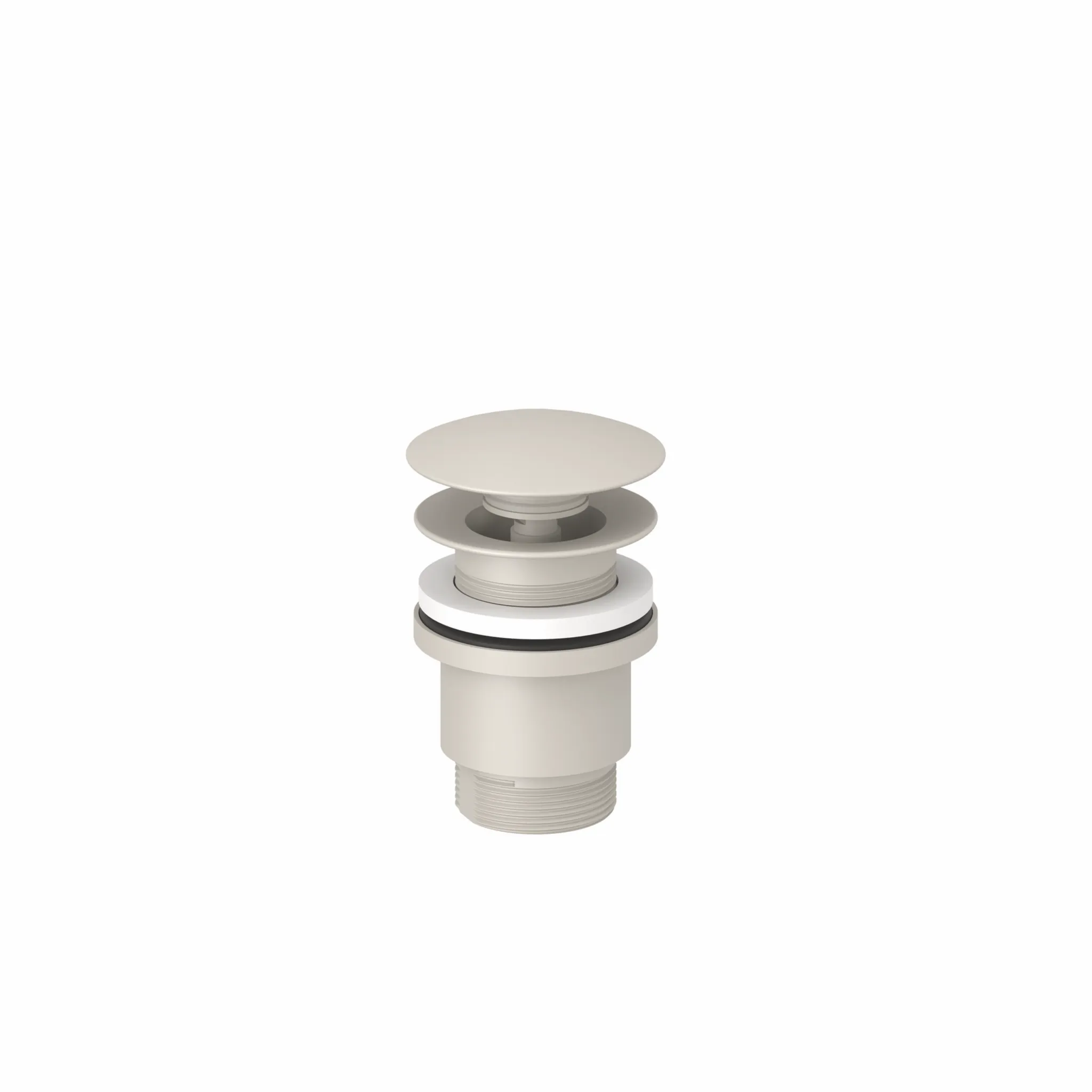 PUSHOPEN Ablaufgarnitur G 1 1/4 für Waschtisch mit Überlauf chrom