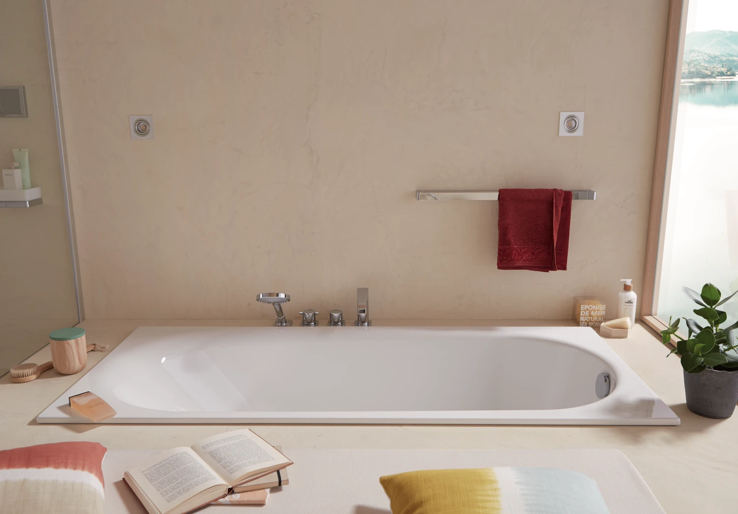 Bette Badewanne „BetteComodo“ rechteck 170 × 80 cm in Dust Bette Badewanne „BetteComodo“ rechteck 170 × 80 cm in Dust