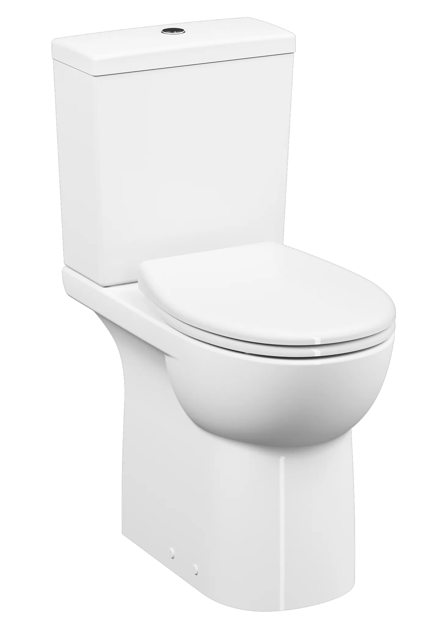 VitrA Conforma Tiefspüler-Stand-WC-Kombination VitrA Flush Open Back Vario-Abgang Weiß Hochglanz VitrA Conforma Tiefspüler-Stand-WC-Kombination VitrA Flush Open Back Vario-Abgang Weiß Hochglanz