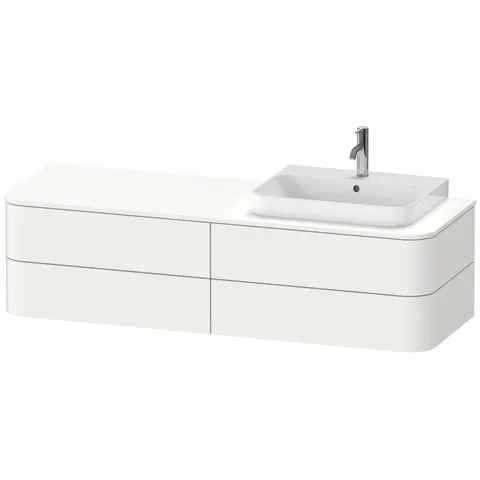 Duravit Waschtischunterschrank wandhängend „Happy D.2 Plus“ 160 × 40,8 × 55 cm, rechts