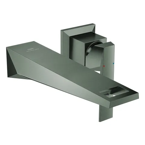 2-Loch-Waschtischbatterie Allure Brilliant 29403, Wandmontage, Fertigmontageset für 23 200, Ausladung 210 mm, chrom 2-Loch-Waschtischbatterie Allure Brilliant 29403, Wandmontage, Fertigmontageset für 23 200, Ausladung 210 mm, chrom