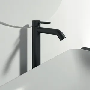 Ideal Standard Waschtischarmatur Ceraline BC269XG Silk Black, verlängerter Sockel Ideal Standard Waschtischarmatur Ceraline BC269XG Silk Black, verlängerter Sockel