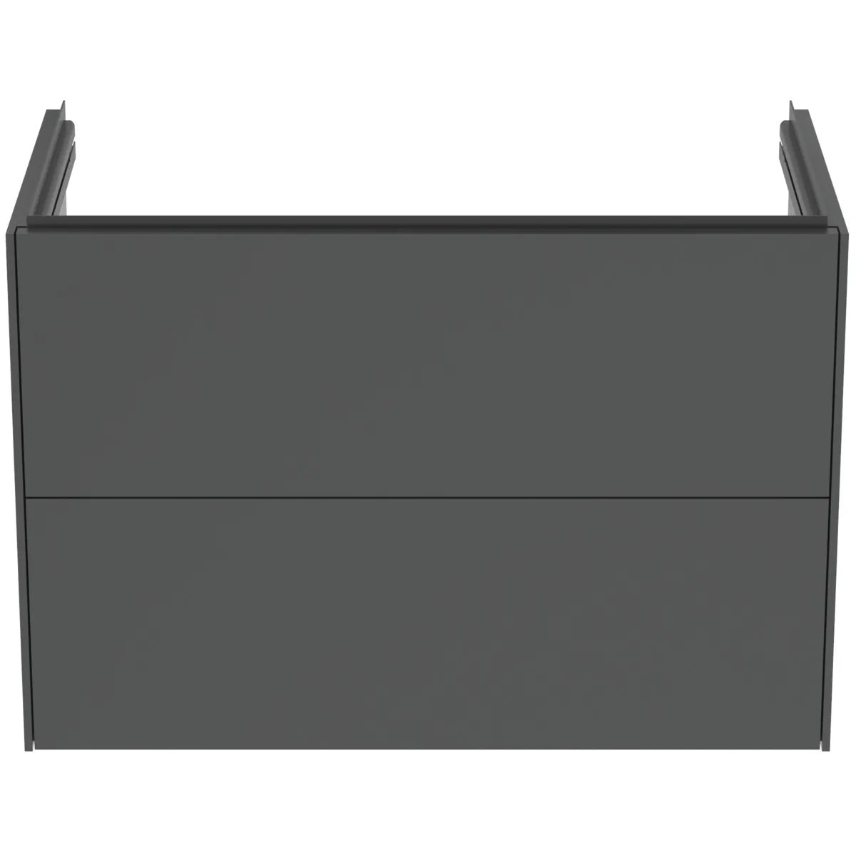 Ideal Standard Waschtischunterschrank „Conca“ 80 × 54,3 × 44 cm Anthrazit matt lackiert Ideal Standard Waschtischunterschrank „Conca“ 80 × 54,3 × 44 cm Anthrazit matt lackiert