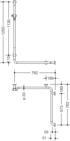 HEWI Haltegriff „Serie 801“