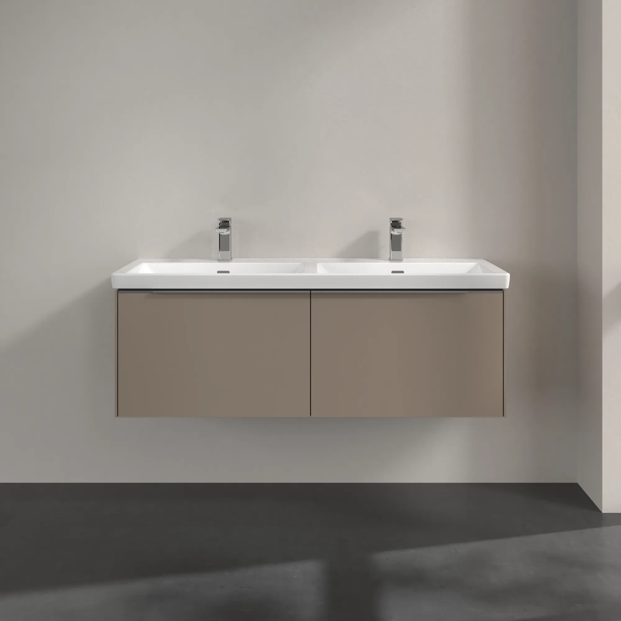Villeroy & Boch Subway 3.0 Waschbeckenunterschrank C56700, 1272 x 429 x 478 mm, Taupe