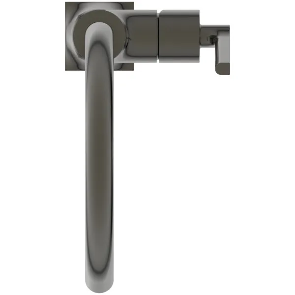 Waschtischarmatur Joy Neo ohne Ablaufgarnitur verlängerter Sockel Ausladung 169mm Hebelgriff Magnetic Grey Waschtischarmatur Joy Neo ohne Ablaufgarnitur verlängerter Sockel Ausladung 169mm Hebelgriff Magnetic Grey