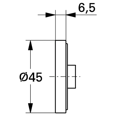 Ausgleichsscheibe 45459, für Brausestange 28 620 000 / 28 621000 Ausgleichsscheibe 45459, für Brausestange 28 620 000 / 28 621000