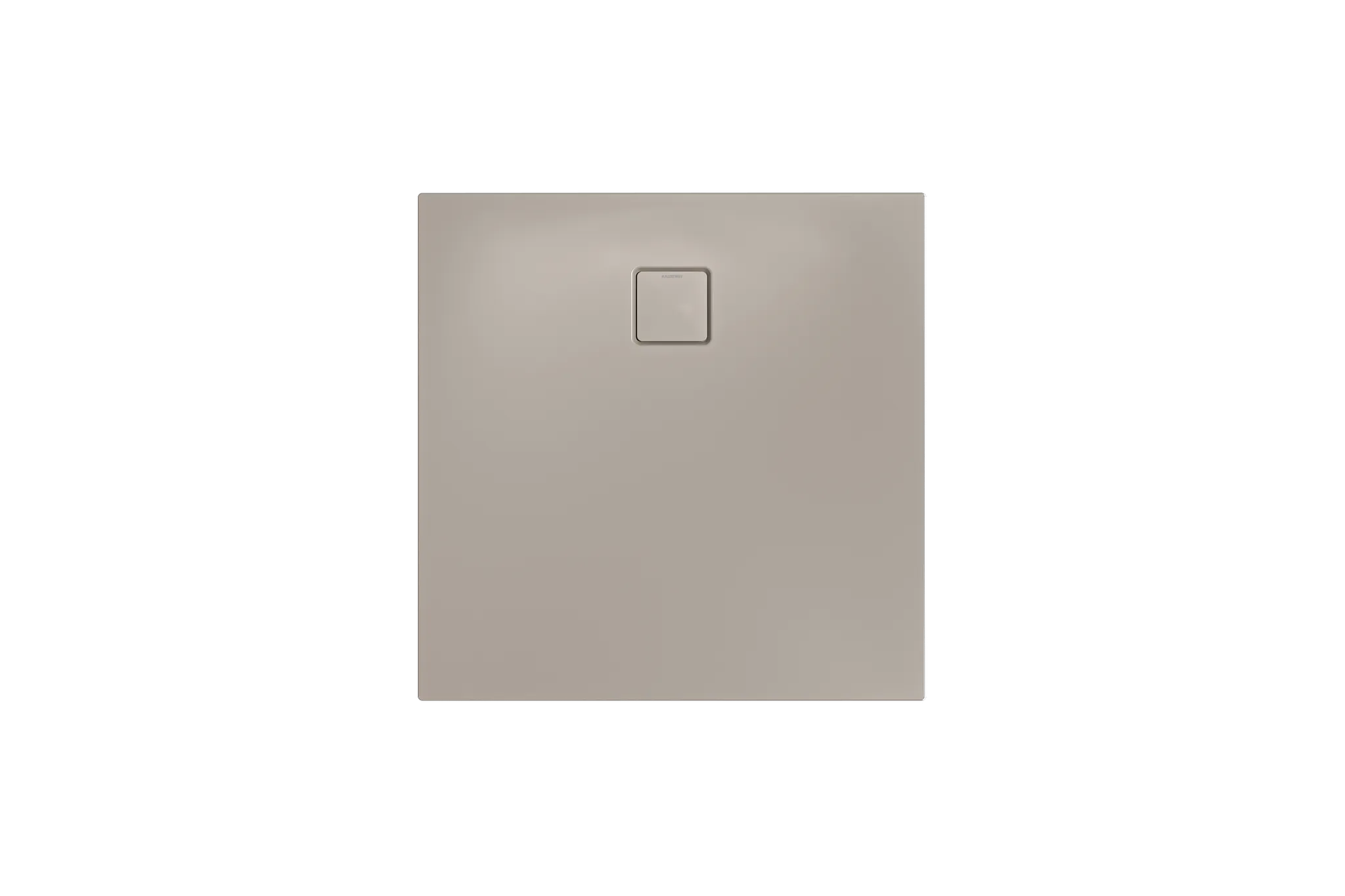 Kaldewei quadrat Duschwanne „ALUVIA“ 1200 × 1200 mm in warm grey 30