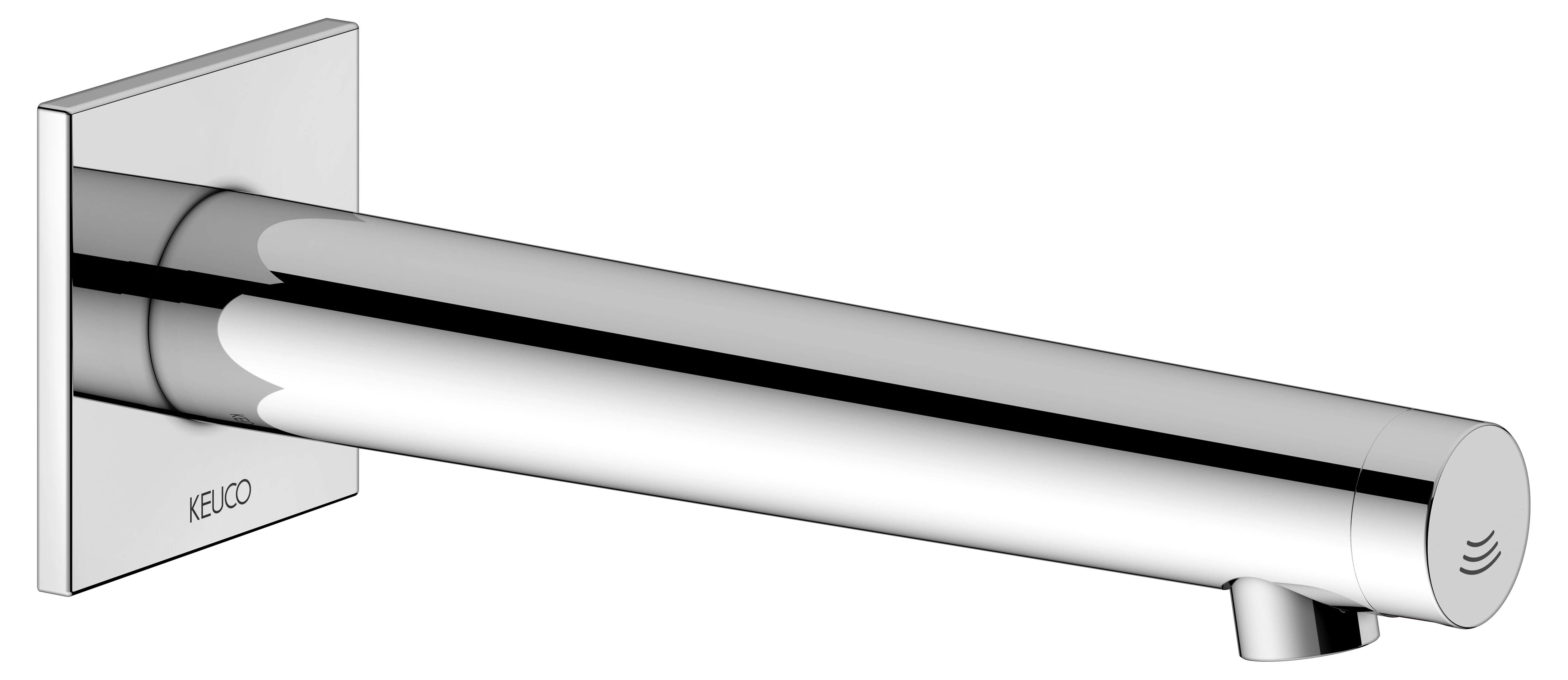 IXMO 59517011102 Elektronik-Waschtischmischer für Wandmontage UP, eckig Ausladung 225 mm verchromt