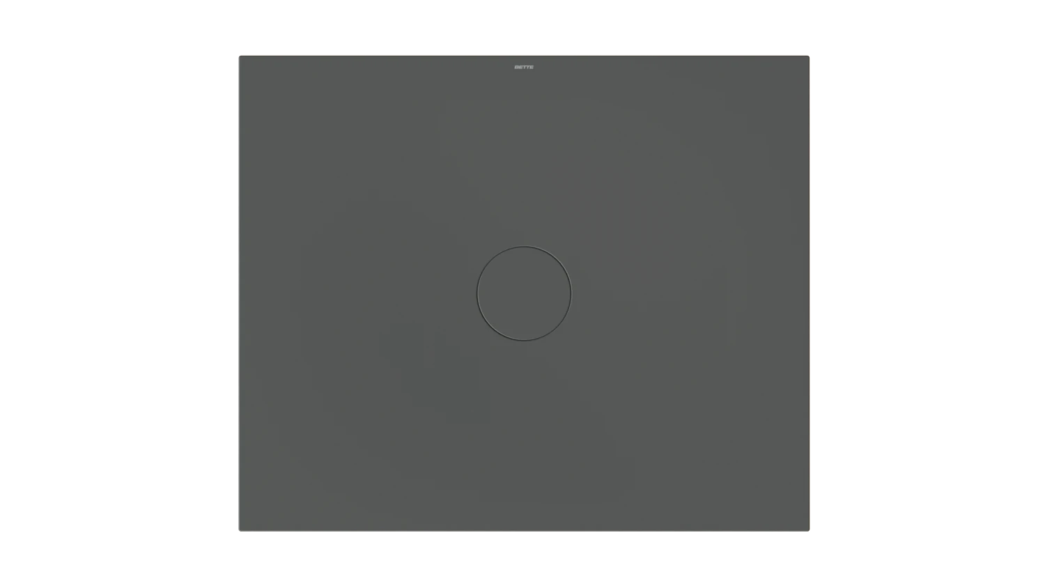 Bette rechteck Duschwanne „BetteAir“ 1200 × 1000 mm ohne Oberflächenbeschichtung, ohne Oberflächenveredelung, ohne Wannenträger, in Slate