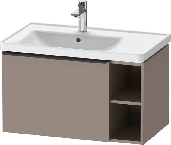 Duravit Waschtischunterschrank wandhängend „D-Neo“ 78,4 × 44 × 45,2 cm Basalt Matt Duravit Waschtischunterschrank wandhängend „D-Neo“ 78,4 × 44 × 45,2 cm Basalt Matt