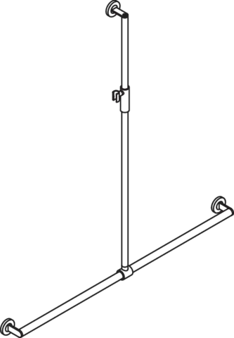 HEWI Haltegriff „System 900“, Befestigung verdeckt HEWI Haltegriff „System 900“, Befestigung verdeckt