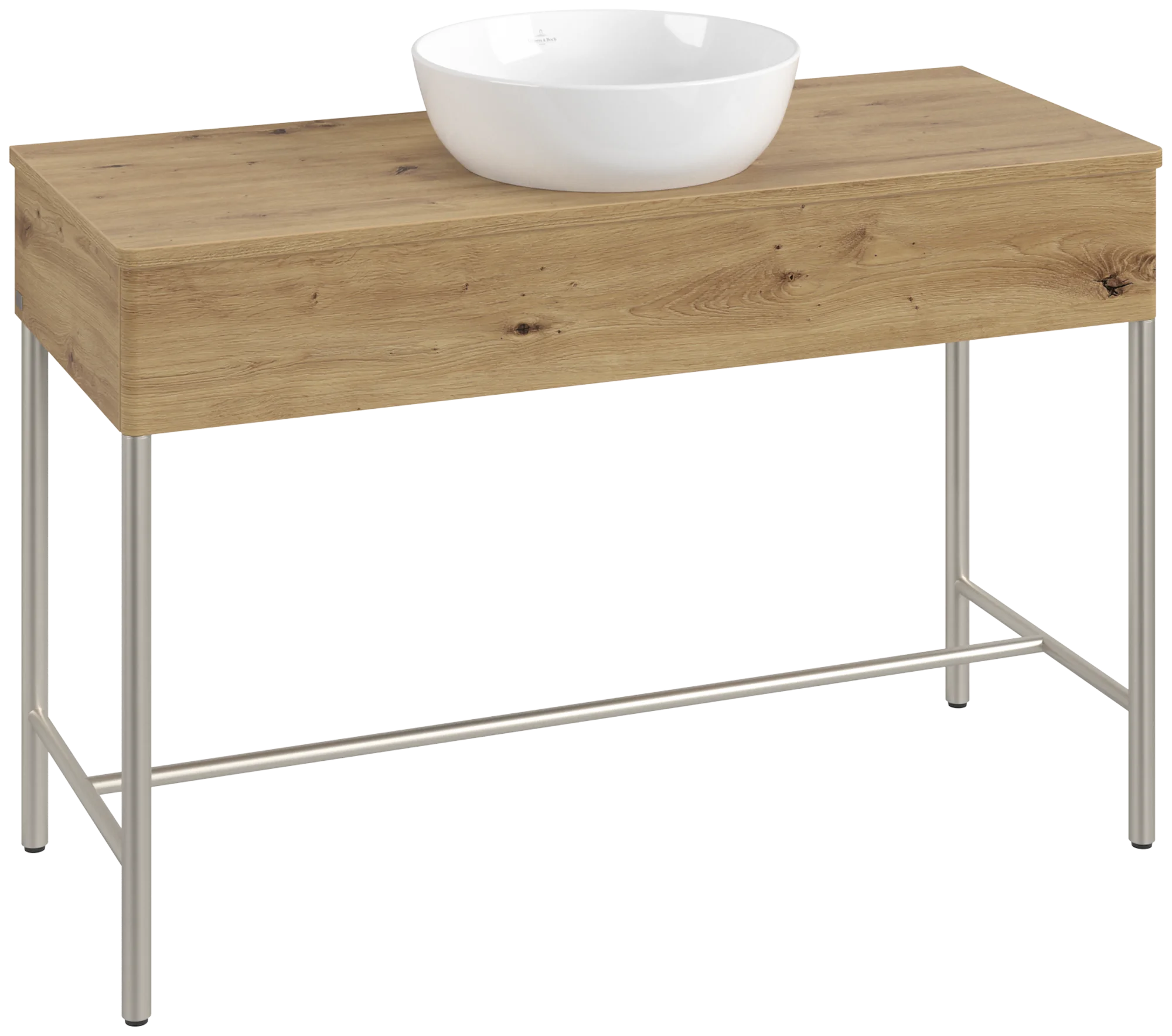 Villeroy & Boch Waschbeckenunterschrank Artis K62010, Eckig Oak Natural Touch, 1.200 x 782 x 500 mm, Push-to-open Funktion, 1 Auszug mit Antirutsch-Boden Villeroy & Boch Waschbeckenunterschrank Artis K62010, Eckig Oak Natural Touch, 1.200 x 782 x 500 mm, Push-to-open Funktion, 1 Auszug mit Antirutsch-Boden