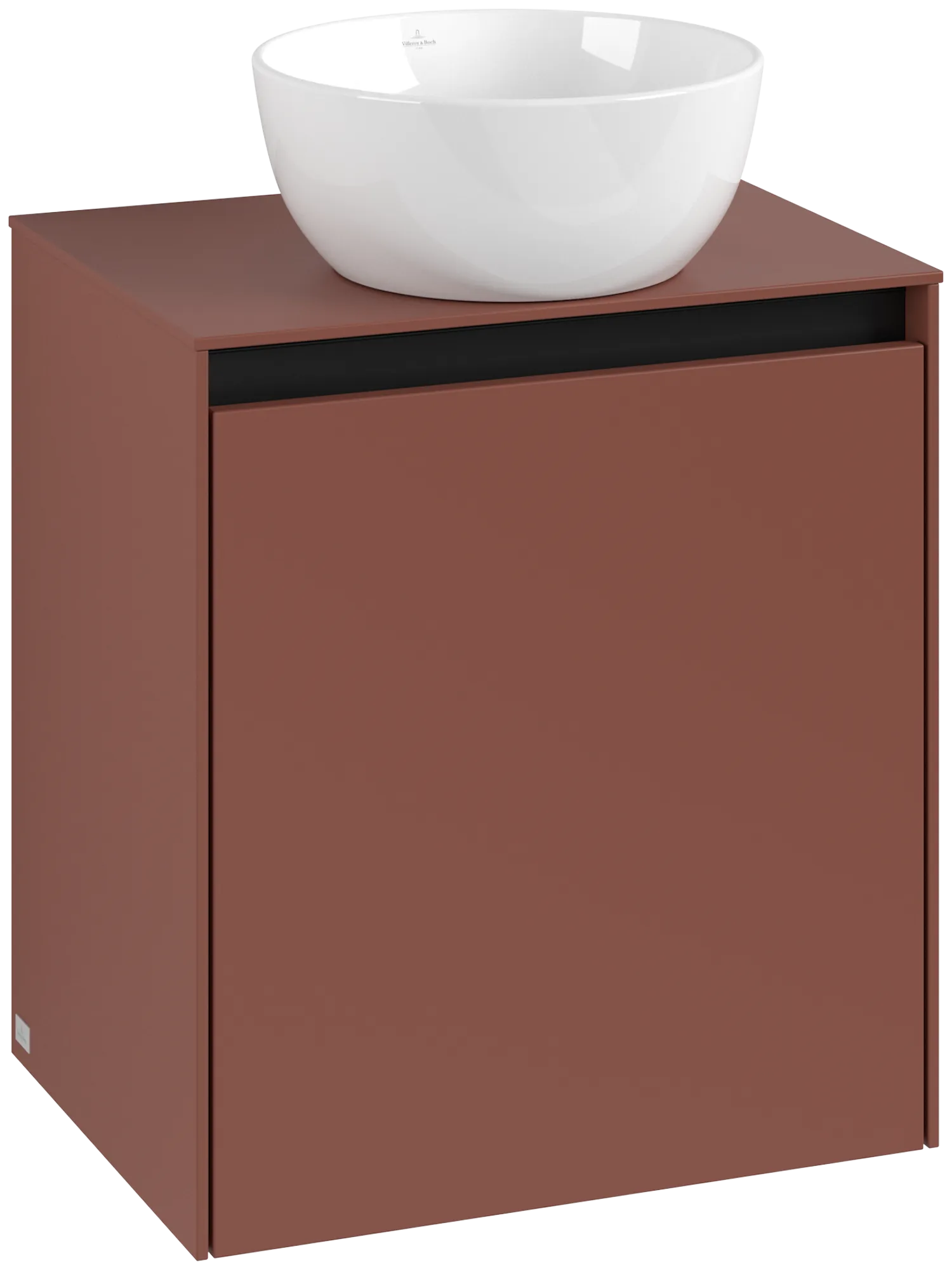 Villeroy & Boch Collaro Waschbeckenunterschrank C148B0, 500x548x380mm, Wine Red