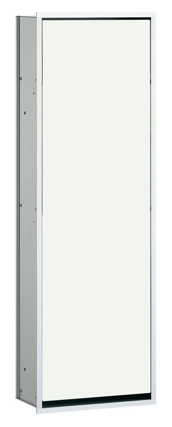 Schrank-Modul asis 300 Unterputz, 964 mm, aluminium / optiwhite ohne Einbaurahmen