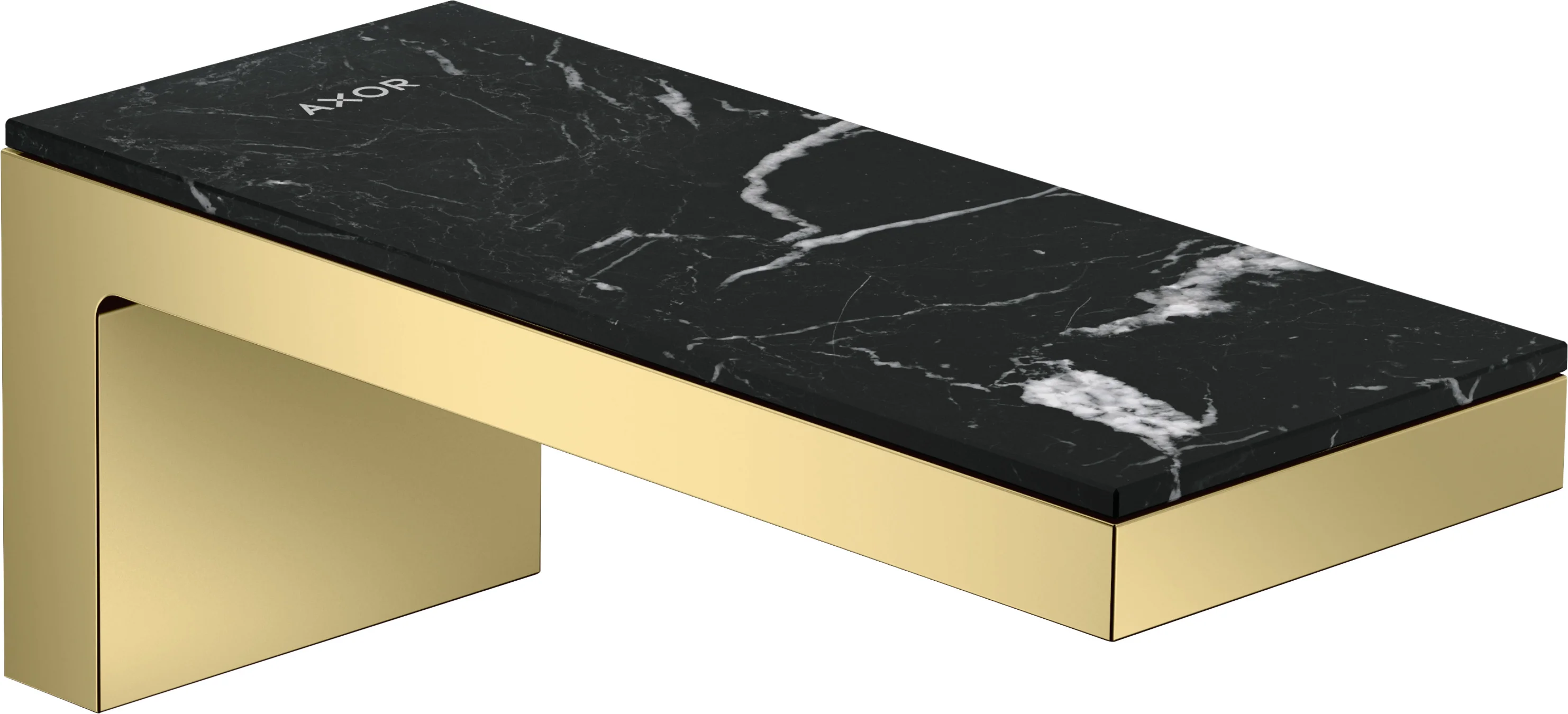 Hansgrohe AXOR MyEdition Platte 200 mm Marmor Nero Marquina abnehmbar