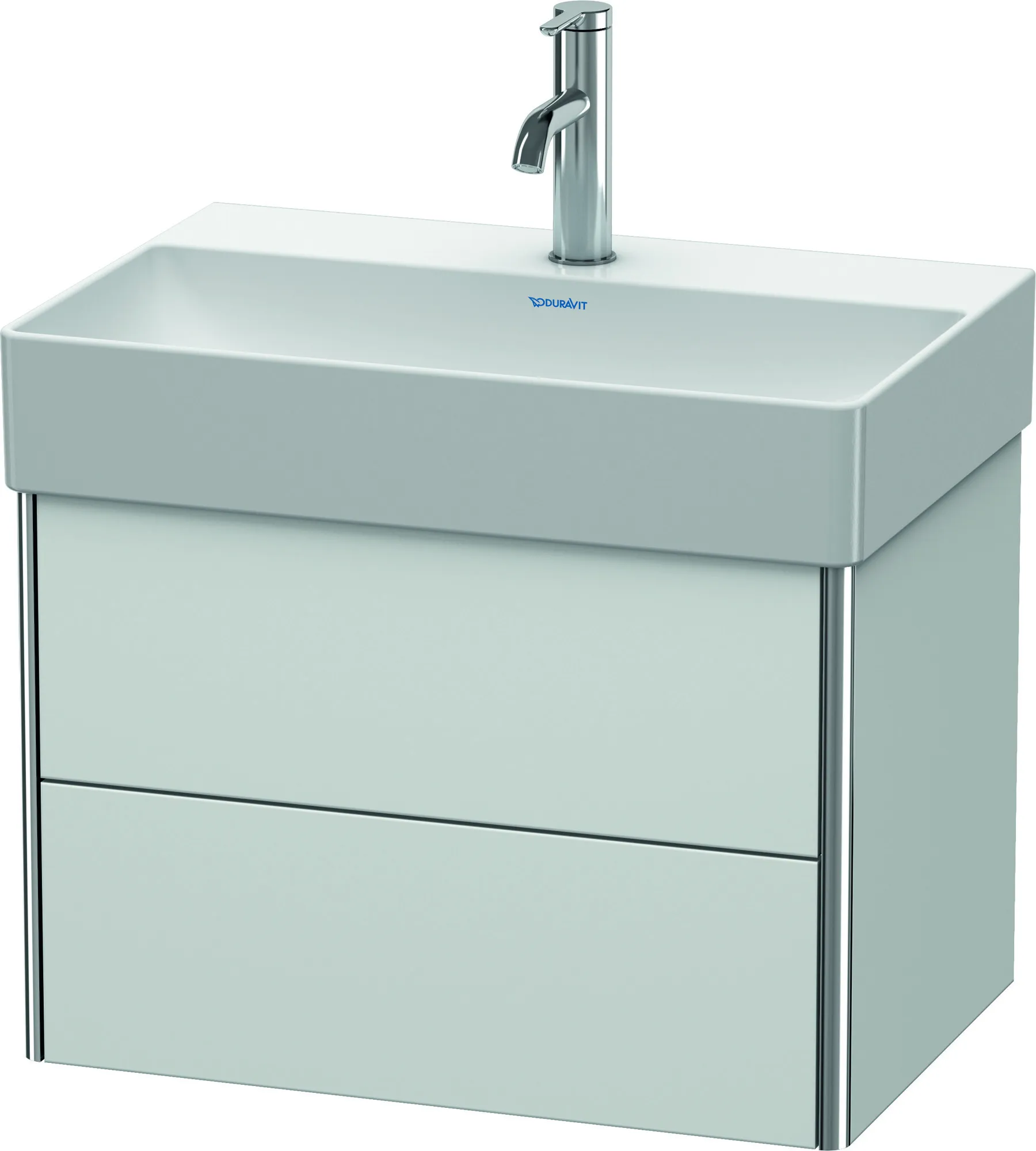 Duravit Waschtischunterschrank wandhängend „XSquare“ 58,4 × 39,7 × 39 cm Weiß Seidenmatt
