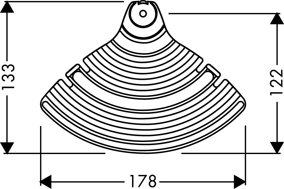 Hansgrohe Casetta'A Seifenschale, Glasklar Hansgrohe Casetta'A Seifenschale, Glasklar