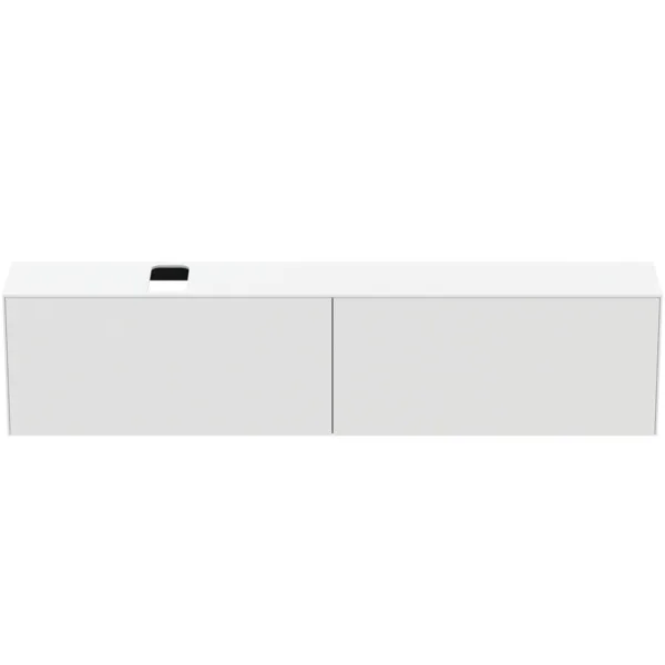 Ideal Standard Waschtischunterschrank „Conca“ 238,7 × 55 × 37,3 cm Weiß matt lackiert Ideal Standard Waschtischunterschrank „Conca“ 238,7 × 55 × 37,3 cm Weiß matt lackiert