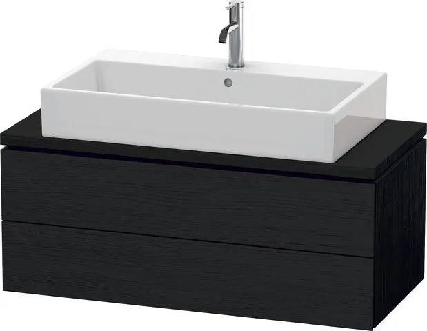 Duravit Waschtischunterschrank wandhängend „L-Cube“ 102 × 40 × 47,7 cm Eiche Schwarz Duravit Waschtischunterschrank wandhängend „L-Cube“ 102 × 40 × 47,7 cm Eiche Schwarz