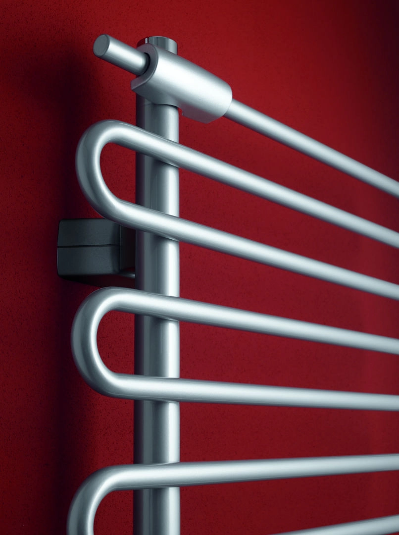 Kermi Design-Heizkörper „Icaro®“ 40 × 186,6 cm in glanzsilber Metallic Kermi Design-Heizkörper „Icaro®“ 40 × 186,6 cm in glanzsilber Metallic