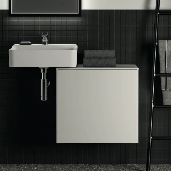 Ideal Standard Waschtischunterschrank „Conca“ 60,2 × 55 × 37,3 cm Weiß matt lackiert