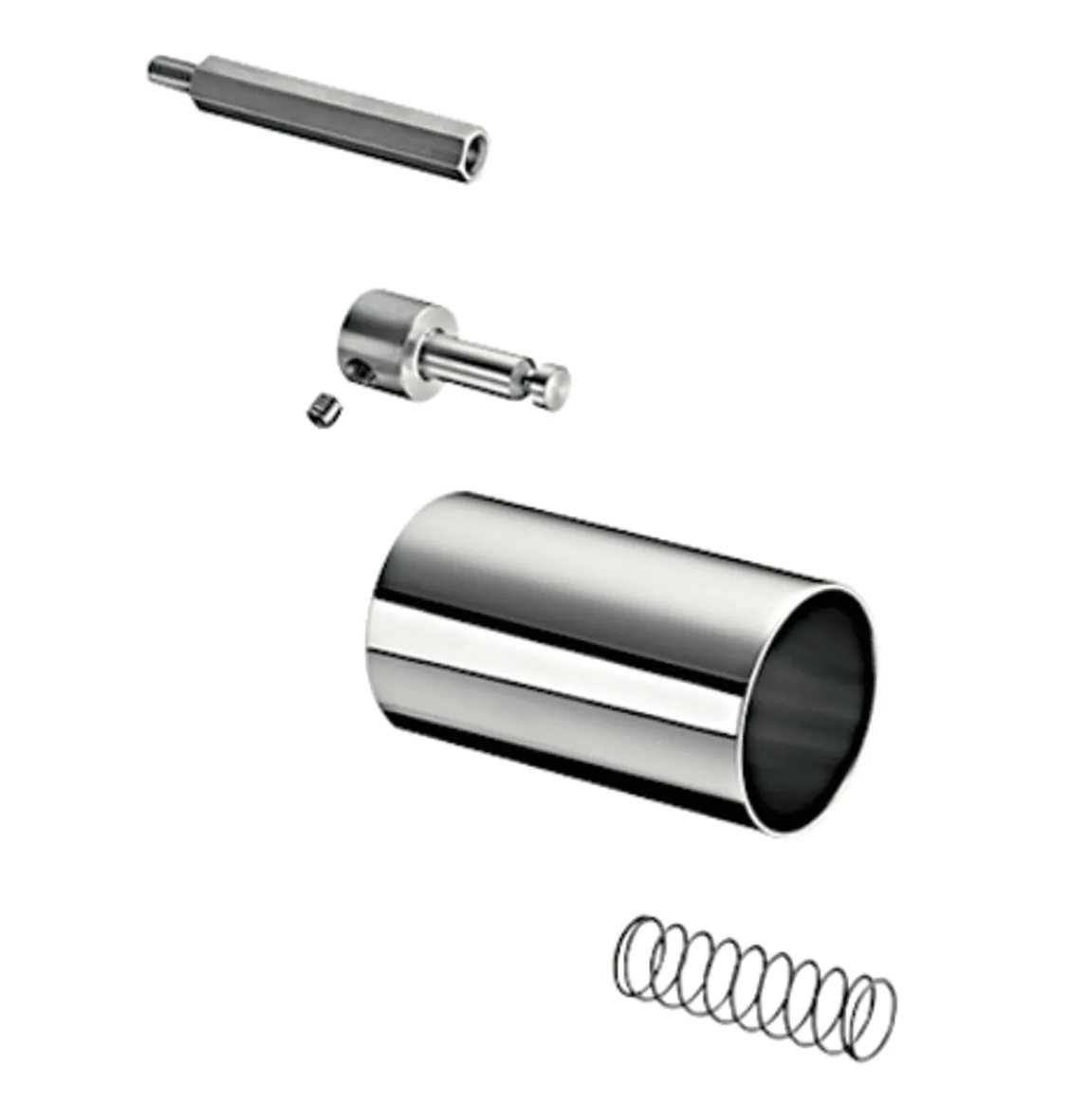 Verlängerungsset D-SC-V / W-SC-V, Vorgemischtes Wasser, Verlängerung um: 25 mm, chrom
