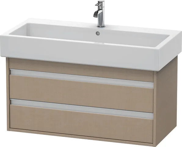 Duravit Waschtischunterschrank wandhängend „Ketho“ 95 × 48 × 44 cm Leinen